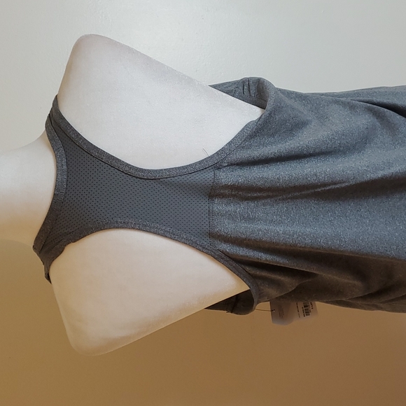 Xersion gray racerback part mesh tank top - Picture 4 of 7
